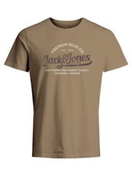 ανδρική μπλούζα jack&jones 12259674 καφέ