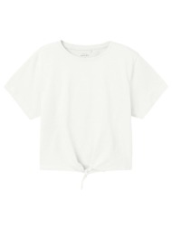 παιδική μπλούζα για κορίτσι name it 13230078-brightwhite άσπρο