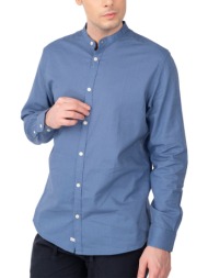 ανδρικό πουκάμισο rebase 241-rgs-581-stone blue μπλε