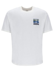 ανδρική μπλούζα russell athletic e4-618-1-145 άσπρο