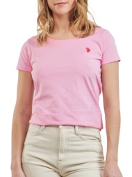 γυναικεία μπλούζα κοντομάνικη u.s. polo assn. 67335-51520-305 ροζ