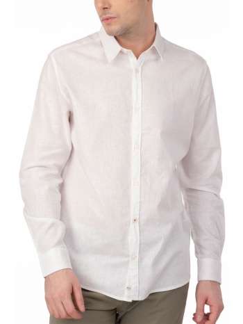 ανδρικό πουκάμισο rebase 241-rgs-580-off white άσπρο σε προσφορά
