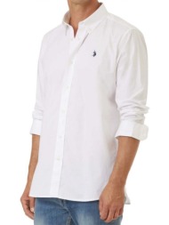 ανδρικό πουκάμισο u.s. polo assn. 67782-52112-100 ασπρο