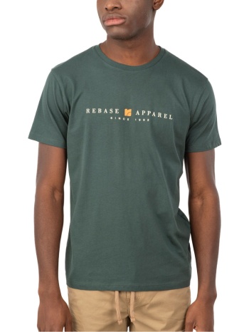 ανδρική μπλούζα rebase 241rts-260-forest green πράσινο σε προσφορά