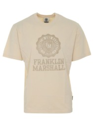 ανδρική μπλούζα franklin&marshall jm3014.000.1009p01-027 μπεζ