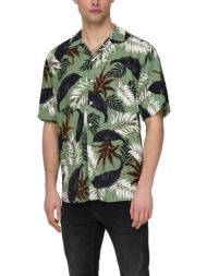 ανδρικό πουκάμισο only&sons 22028616-hedge green λαδι