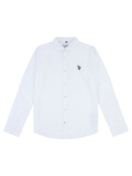 παιδικό πουκάμισο για αγόρι u.s. polo assn. 67501-50655-100 άσπρο