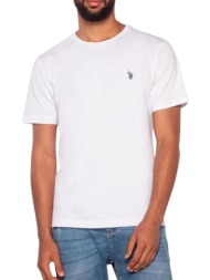 ανδρική κοντομάνικη μπλούζα u.s. polo assn. 67359-49351-100 ασπρο