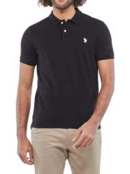ανδρική κοντομάνικη μπλούζα u.s. polo assn. 67355-41029-199 μαύρο