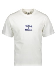 ανδρική μπλούζα franklin&marshall jm3009.000.1009p01-001 άσπρο