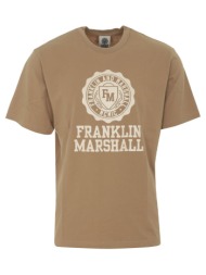 ανδρική μπλούζα franklin&marshall jm3014.000.1009p01-402 καφέ