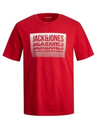 ανδρική μπλούζα jack & jones 12248614 κόκκινο