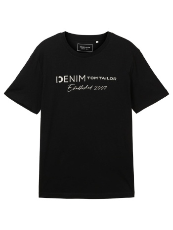ανδρική μπλούζα tom tailor 1042042 μαύρο σε προσφορά