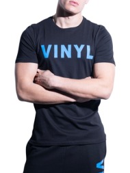 ανδρική μπλούζα vinyl 44952-01 μαύρο