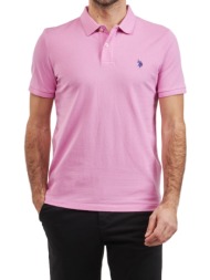 ανδρική κοντομάνικη μπλούζα u.s. polo assn. 67355-41029-305 ροζ