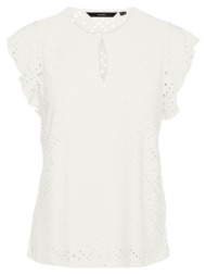 γυναικεία μπλούζα vero moda 10306398-snow white άσπρο