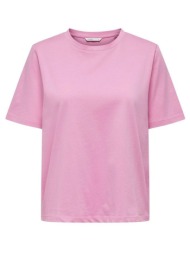 γυναικεία κοντομάνικη μπλούζα only 15270390 ροζ