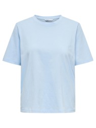γυναικεία κοντομάνικη μπλούζα only 15270390 σιελ