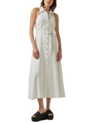 γυναικείο φόρεμα enzzo 241099 άσπρο