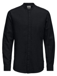 ανδρικό πουκάμισο only&sons 22019173-black μαύρο