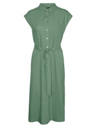 γυναικεία φόρεμα vero moda 10282532-hedge green πράσινο