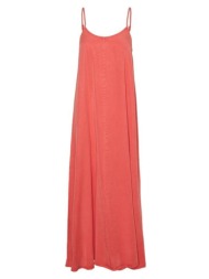 γυναικείο φόρεμα vero moda 10283677-orange red κοραλί