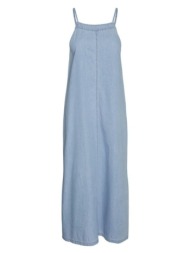 γυναικείο φόρεμα vero moda 10310452-light blue denim τζιν ανοιχτό