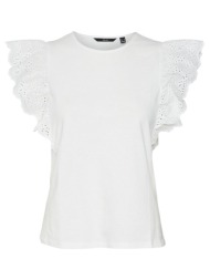 γυναικεία μπλούζα vero moda 10304507-snow white άσπρο