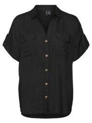 γυναικείο πουκάμισο vero moda 10310139-black μαύρο