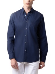 ανδρικό πουκάμισο bostonians 3aap2062-b166nv navy
