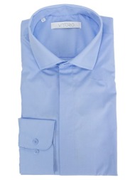 ανδρικό πουκάμισο vittorio artist 800-2324-004-l.blue σιελ