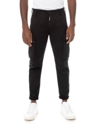 ανδρικό παντελόνι cargo cover t0185-28 μαύρο