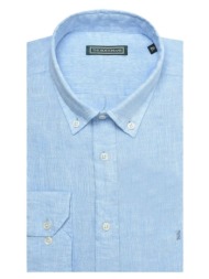 ανδρικό πουκάμισο bostonians 3aap1552-b00039 γαλαζιο