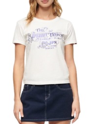 γυναικεία μπλούζα superdry w1011396a-39e ασπρο