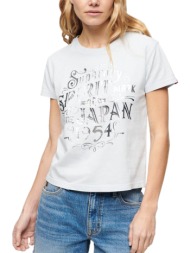 γυναικεία μπλούζα superdry w1011396a-asx σιελ