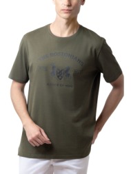 ανδρική μπλούζα bostonians 3ts1286-b370ol χακί
