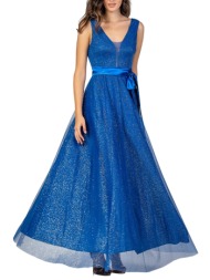 γυναικείο φόρεμα bellino 21.11.3168 μπλε ρουά