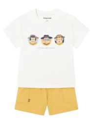 παιδικό σετ μπλούζα για αγόρι mayoral 24-01654-014 κίτρινο