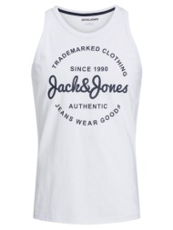 ανδρική μπλούζα jack & jones 12248622 ασπρο
