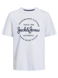 ανδρική μπλούζα jack & jones 12247972 ασπρο