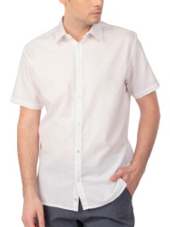 ανδρικό πουκάμισο rebase 241-rgs-579-off-white άσπρο