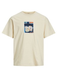 ανδρική μπλούζα jack & jones 12256382-buttercream κίτρινο