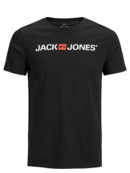 ανδρική μπλούζα jack & jones 12137126 μαύρο