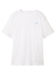 ανδρική μπλούζα tom tailor 1040821-20000 άσπρο