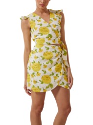 γυναικείο φόρεμα enzzo 241491 κίτρινο