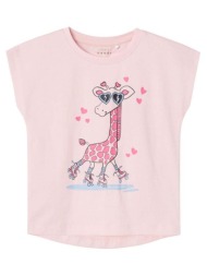 παιδική μπλούζα για κορίτσι name it 13228144-parfaitpink ροζ