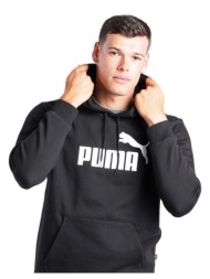 puma ess big logo hoodie ανδρικό (586686 01)