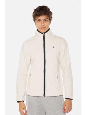 fleece ζακέτα φούτερ με κουκούλα code sl fleece zip jacket σε προσφορά