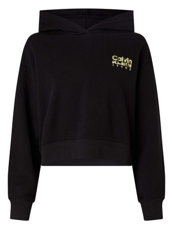 calvin klein cropped hoodie γυναικείο (j20j221657 beh) σε προσφορά