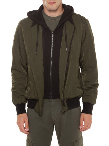 bomber μπουφάν military hooded ma1 bomber jacket superdry σε προσφορά